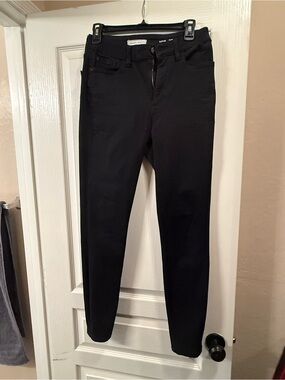Warp + Weft Black High-Rise Skinny Jeans